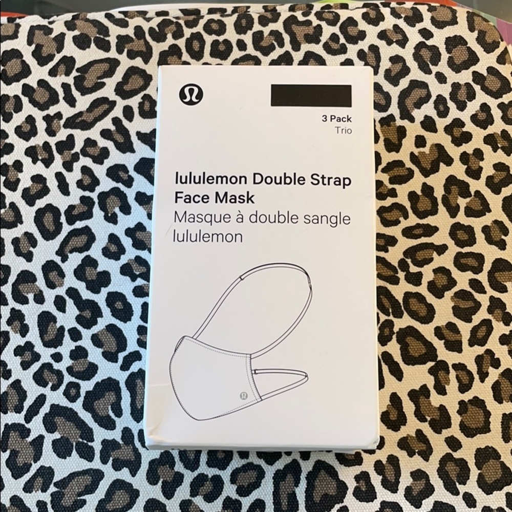 TWO Lululemon Double Strap Face Mask